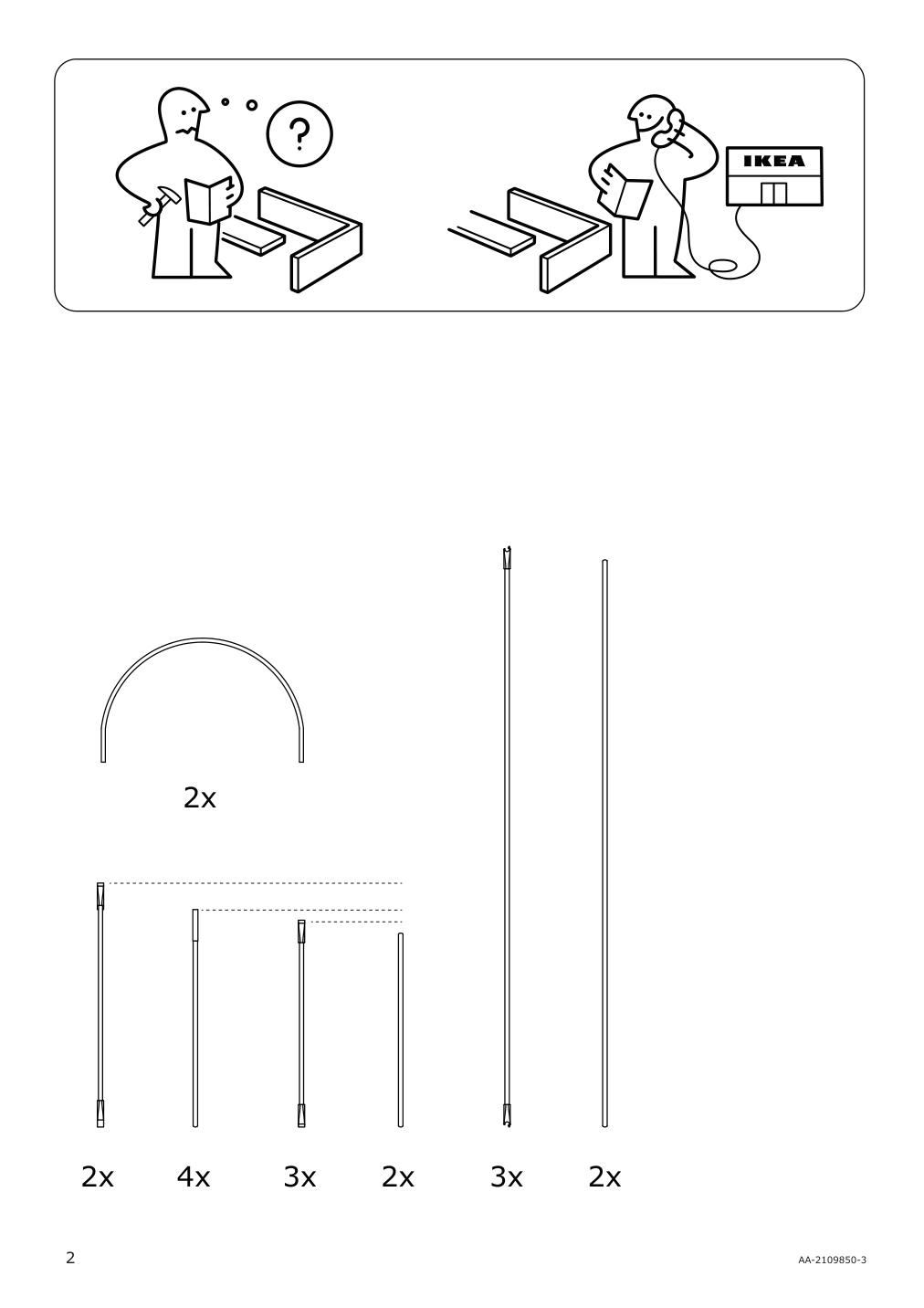 Assembly instructions for IKEA Tosteroe storage box outdoor black | Page 2 - IKEA TOSTERÖ storage box, outdoor 104.114.40