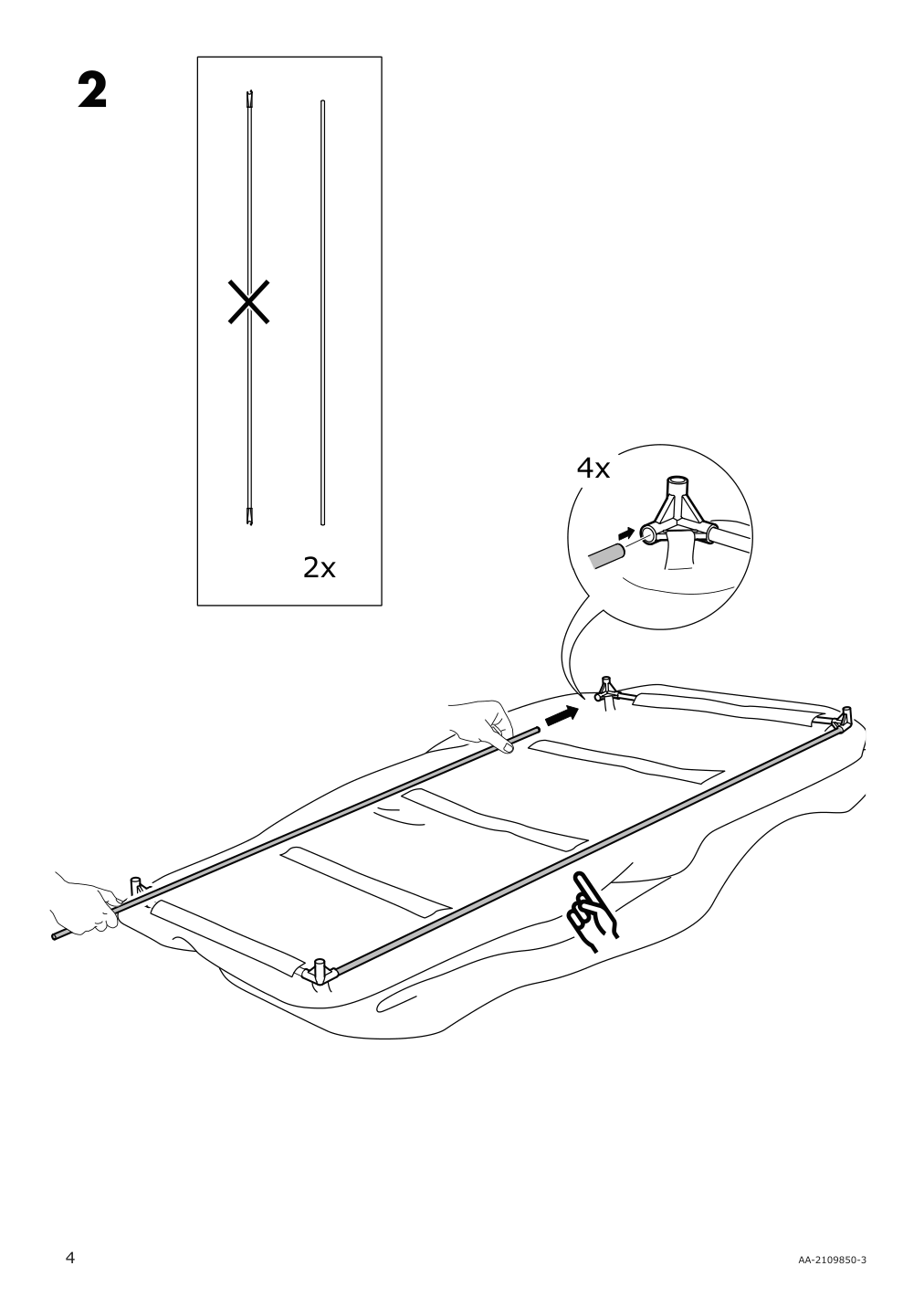 Assembly instructions for IKEA Tosteroe storage box outdoor black | Page 4 - IKEA TOSTERÖ storage box, outdoor 104.114.40