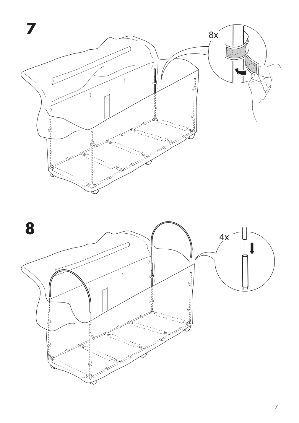 Assembly instructions for IKEA Tosteroe storage box outdoor black | Page 7 - IKEA TOSTERÖ storage box, outdoor 104.114.40