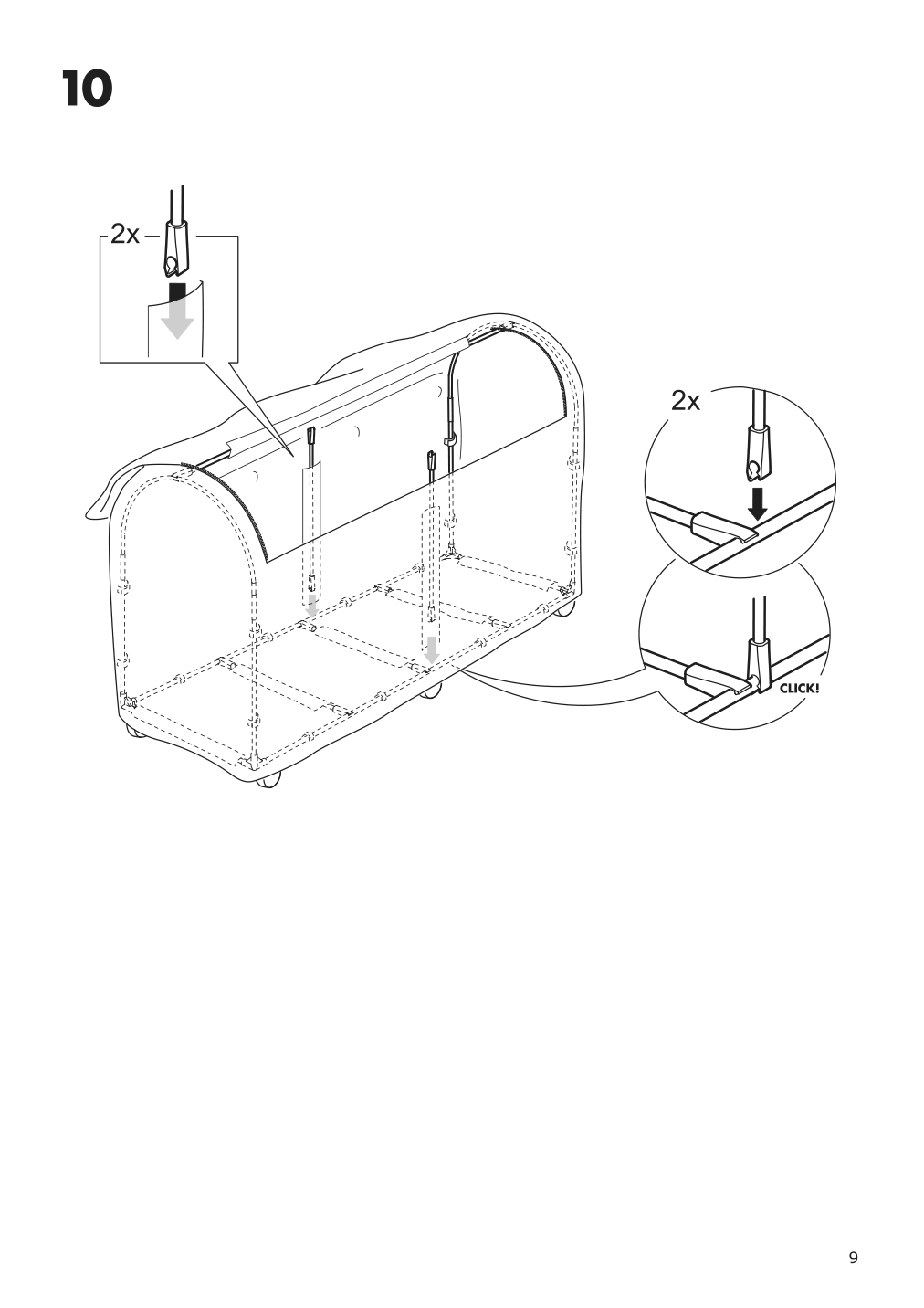 Assembly instructions for IKEA Tosteroe storage box outdoor black | Page 9 - IKEA TOSTERÖ storage box, outdoor 104.114.40