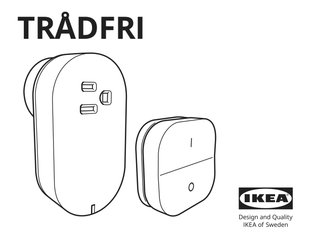 Assembly instructions for IKEA Tradfri control outlet kit smart | Page 1 - IKEA TRÅDFRI control outlet kit 403.647.48