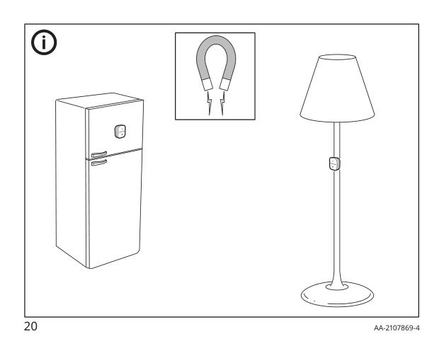 Assembly instructions for IKEA Tradfri control outlet kit smart | Page 20 - IKEA TRÅDFRI control outlet kit 403.647.48