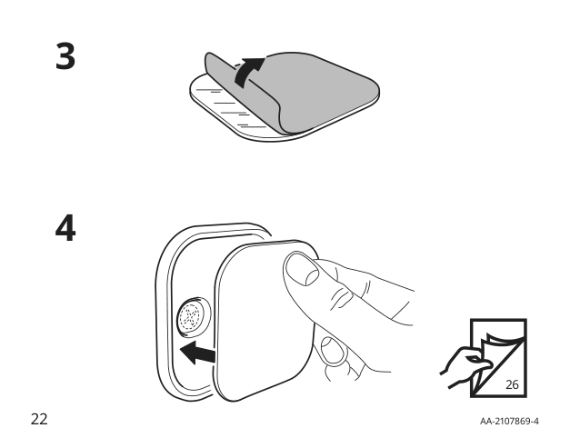 Assembly instructions for IKEA Tradfri control outlet kit smart | Page 22 - IKEA TRÅDFRI control outlet kit 403.647.48