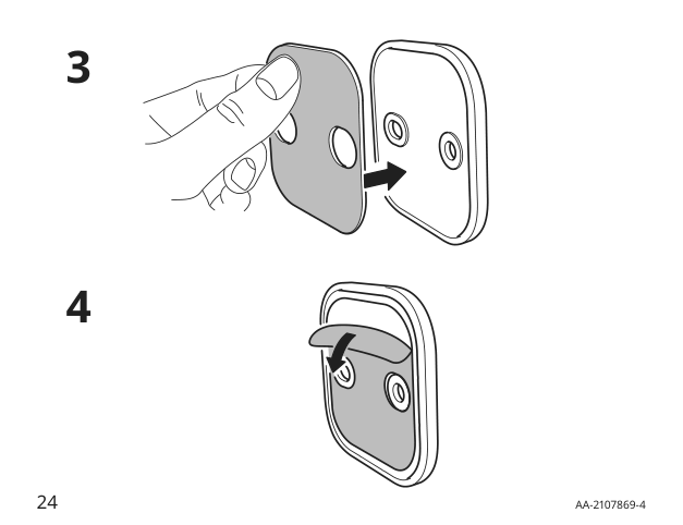 Assembly instructions for IKEA Tradfri control outlet kit smart | Page 24 - IKEA TRÅDFRI control outlet kit 403.647.48