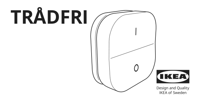 Assembly instructions for IKEA Tradfri dimmer kit smart wireless dimmable warm white | Page 1 - IKEA TRÅDFRI dimmer kit 104.359.26