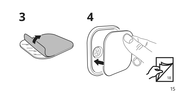 Assembly instructions for IKEA Tradfri dimmer kit smart wireless dimmable warm white | Page 15 - IKEA TRÅDFRI dimmer kit 104.359.26