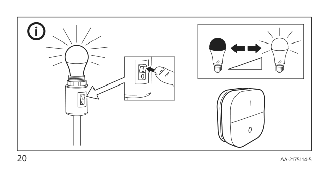 Assembly instructions for IKEA Tradfri dimmer kit smart wireless dimmable warm white | Page 20 - IKEA TRÅDFRI dimmer kit 104.359.26