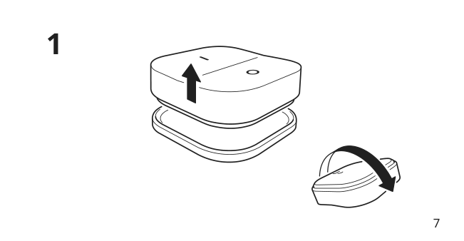 Assembly instructions for IKEA Tradfri dimmer kit smart wireless dimmable warm white | Page 7 - IKEA TRÅDFRI dimmer kit 104.359.26