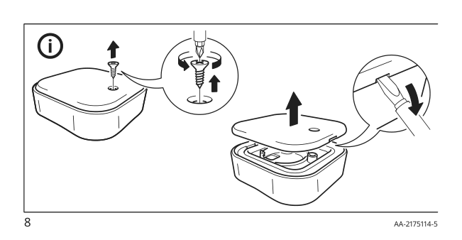 Assembly instructions for IKEA Tradfri dimmer kit smart wireless dimmable warm white | Page 8 - IKEA TRÅDFRI dimmer kit 104.359.26