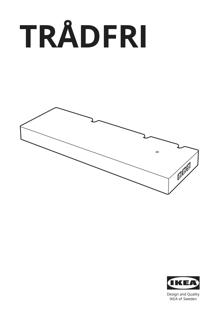 Assembly instructions for IKEA Tradfri driver for wireless control smart gray | Page 1 - IKEA TRÅDFRI driver for wireless control 503.561.87