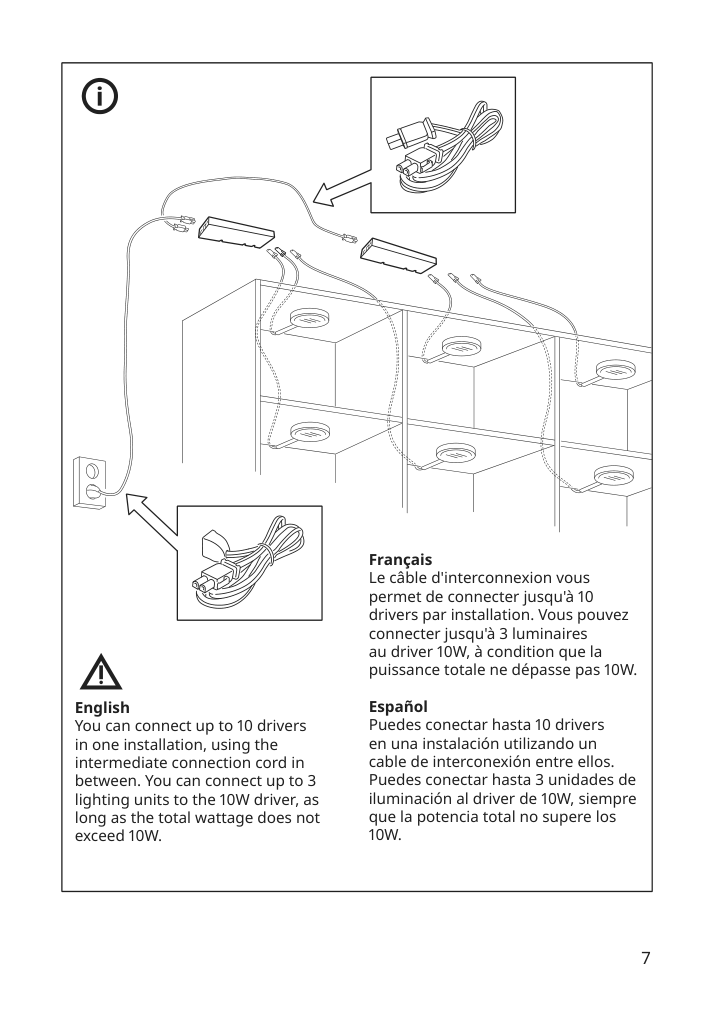 Assembly instructions for IKEA Tradfri driver for wireless control smart gray | Page 7 - IKEA TRÅDFRI driver for wireless control 503.561.87