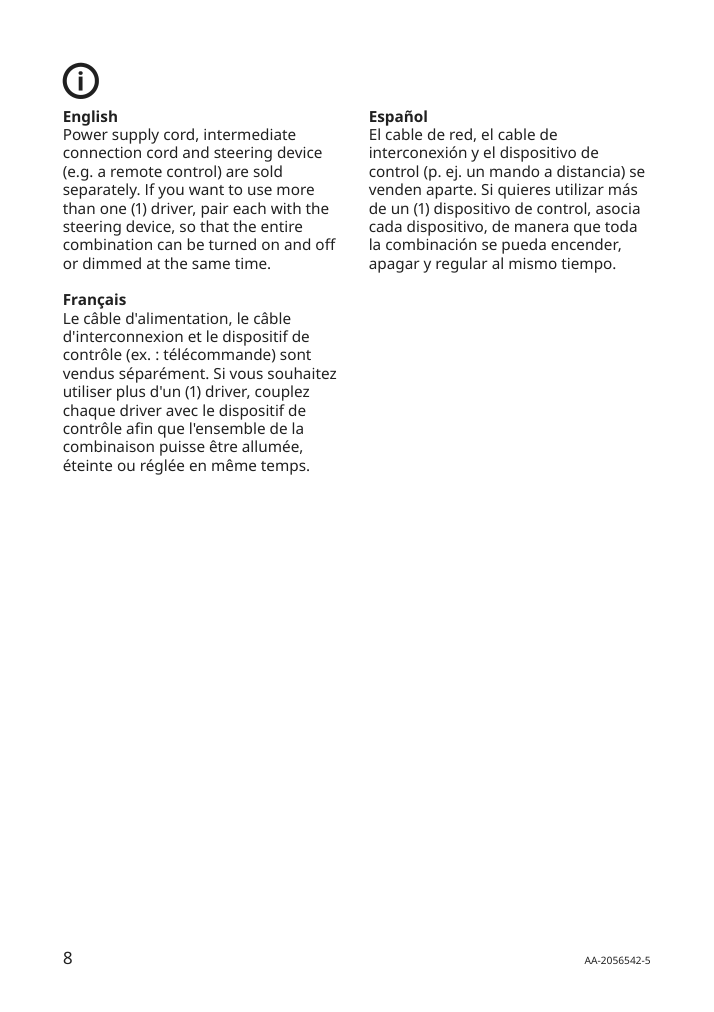 Assembly instructions for IKEA Tradfri driver for wireless control smart gray | Page 8 - IKEA TRÅDFRI driver for wireless control 503.561.87