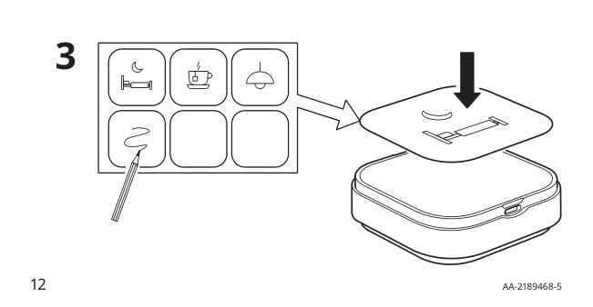 Assembly instructions for IKEA Tradfri remote control white smart | Page 12 - IKEA TRÅDFRI Remote control 403.563.81