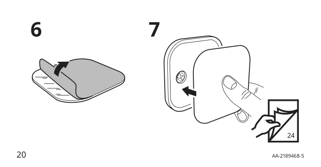 Assembly instructions for IKEA Tradfri remote control white smart | Page 20 - IKEA TRÅDFRI Remote control 403.563.81