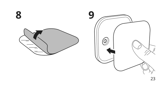 Assembly instructions for IKEA Tradfri remote control white smart | Page 23 - IKEA TRÅDFRI Remote control 403.563.81