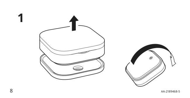 Assembly instructions for IKEA Tradfri remote control white smart | Page 8 - IKEA TRÅDFRI Remote control 403.563.81