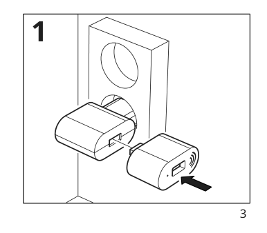 Assembly instructions for IKEA Tradfri signal repeater | Page 3 - IKEA TRÅDFRI signal repeater 304.004.07