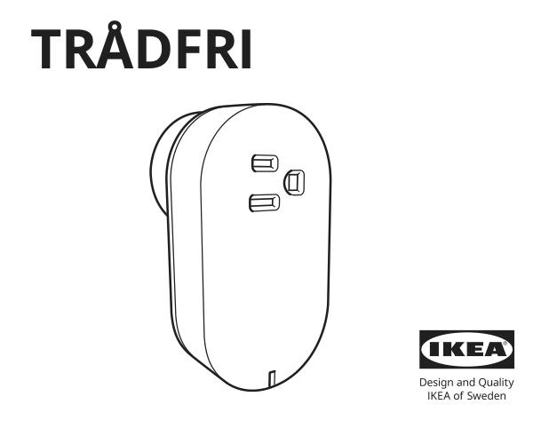 Assembly instructions for IKEA Tradfri wireless control outlet smart | Page 1 - IKEA TRÅDFRI wireless control outlet 903.561.66