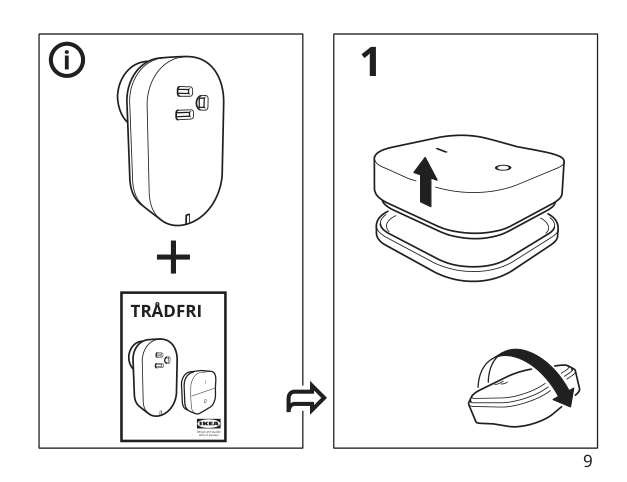 Assembly instructions for IKEA Tradfri wireless control outlet smart | Page 9 - IKEA TRÅDFRI wireless control outlet 903.561.66