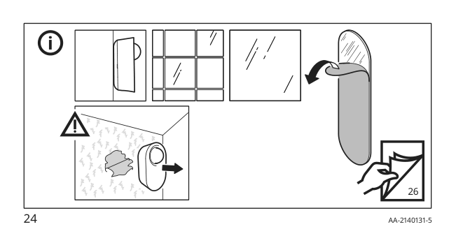 Assembly instructions for IKEA Tradfri wireless motion sensor smart white | Page 24 - IKEA TRÅDFRI wireless motion sensor 704.299.13