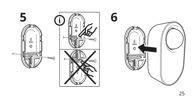 Assembly instructions for IKEA Tradfri wireless motion sensor smart white | Page 25 - IKEA TRÅDFRI wireless motion sensor 704.299.13