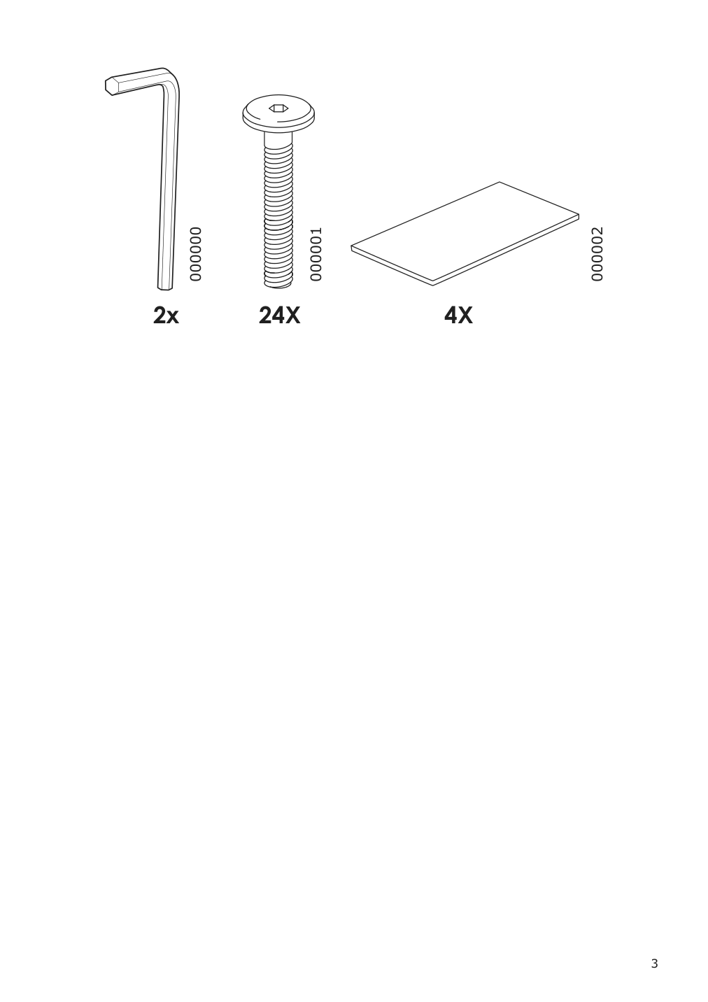 Assembly instructions for IKEA Tranebo dining table black | Page 3 - IKEA TRANEBO dining table 804.929.42