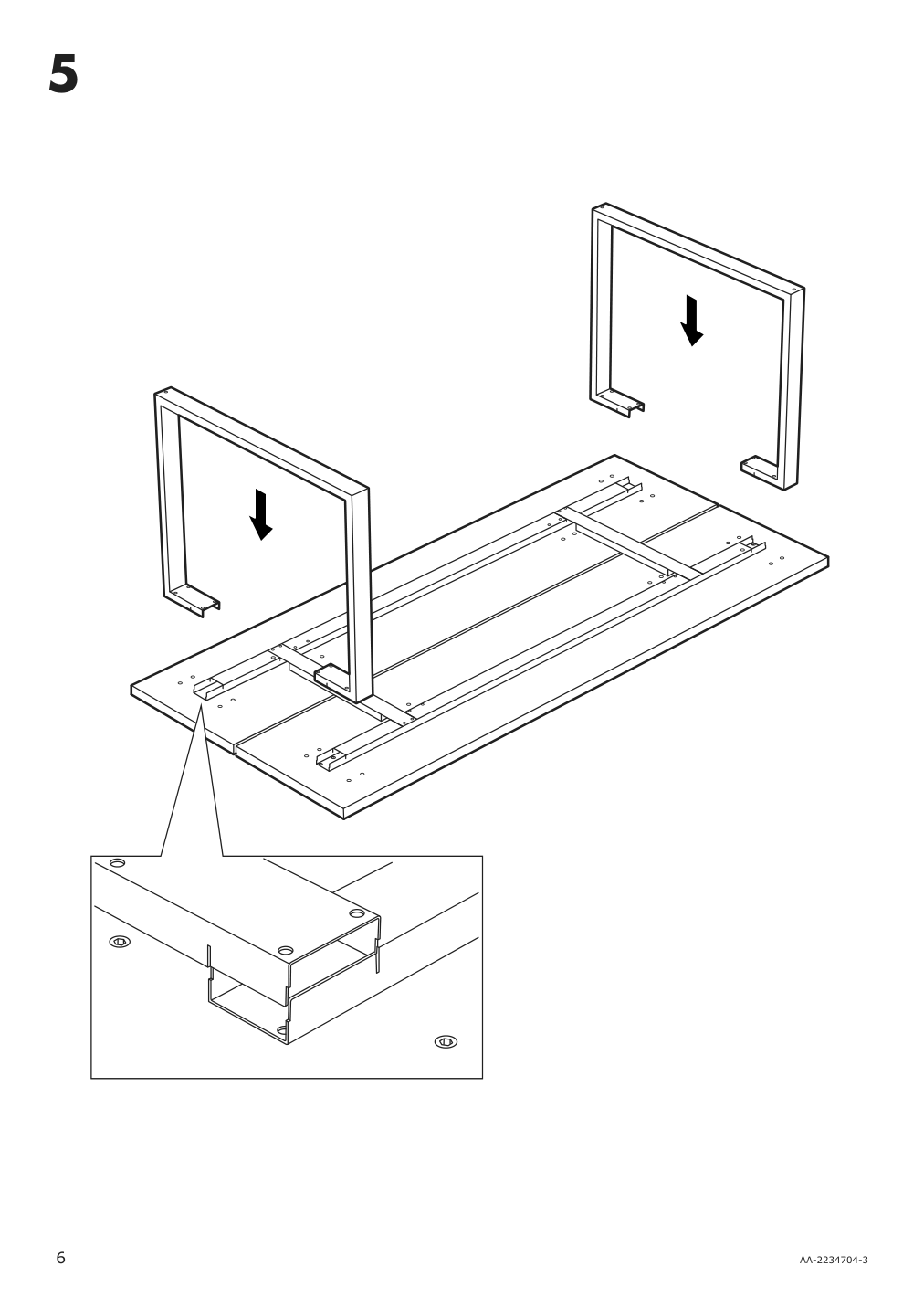 Assembly instructions for IKEA Tranebo dining table black | Page 6 - IKEA TRANEBO dining table 804.929.42