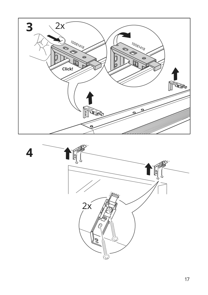 Assembly instructions for IKEA Tredansen black out cellular blind smart wireless battery operated white | Page 17 - IKEA TREDANSEN black-out cellular blind 805.124.31