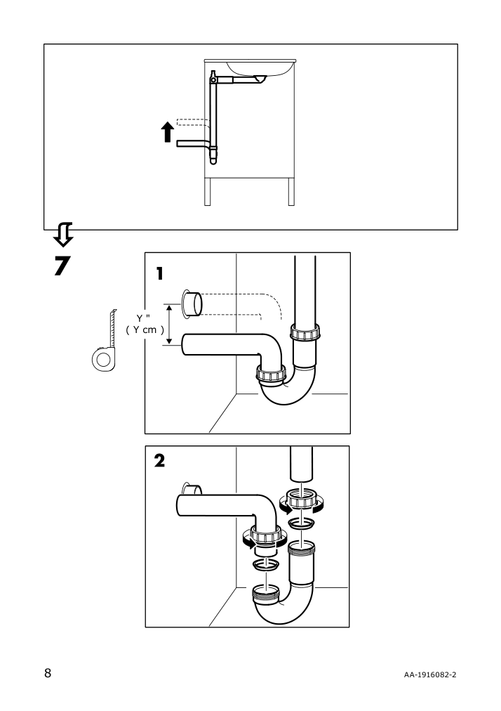 Assembly instructions for IKEA Trillingen connecting hardware | Page 8 - IKEA TRILLINGEN connecting hardware 503.407.14