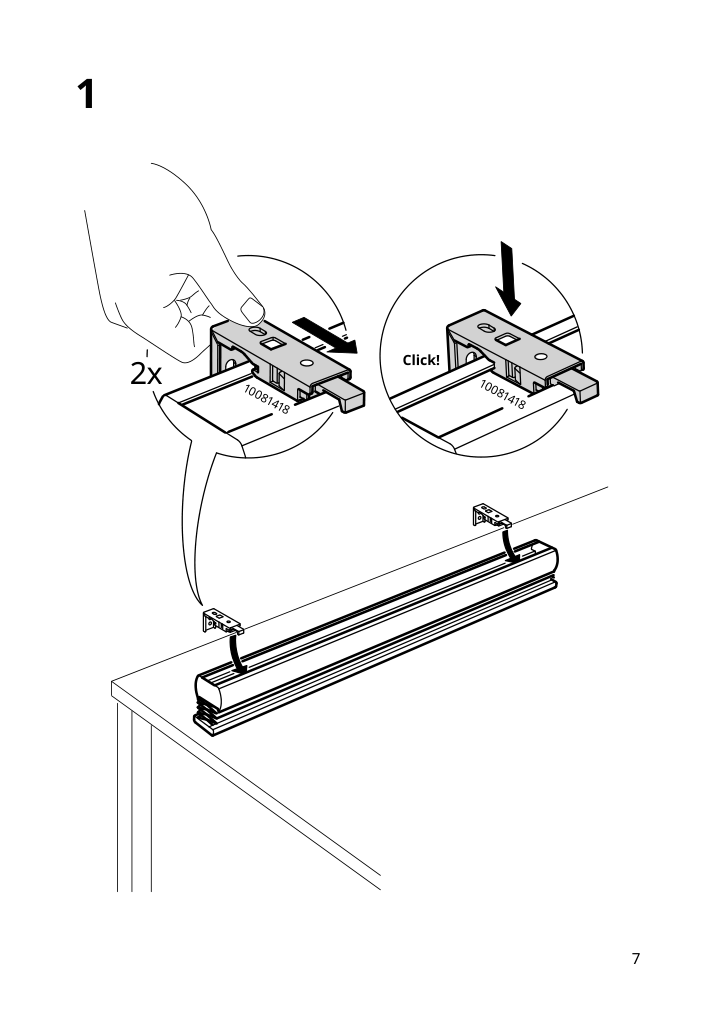 Assembly instructions for IKEA Trippevals black out cellular blind white | Page 7 - IKEA TRIPPEVALS black-out cellular blind 905.065.47