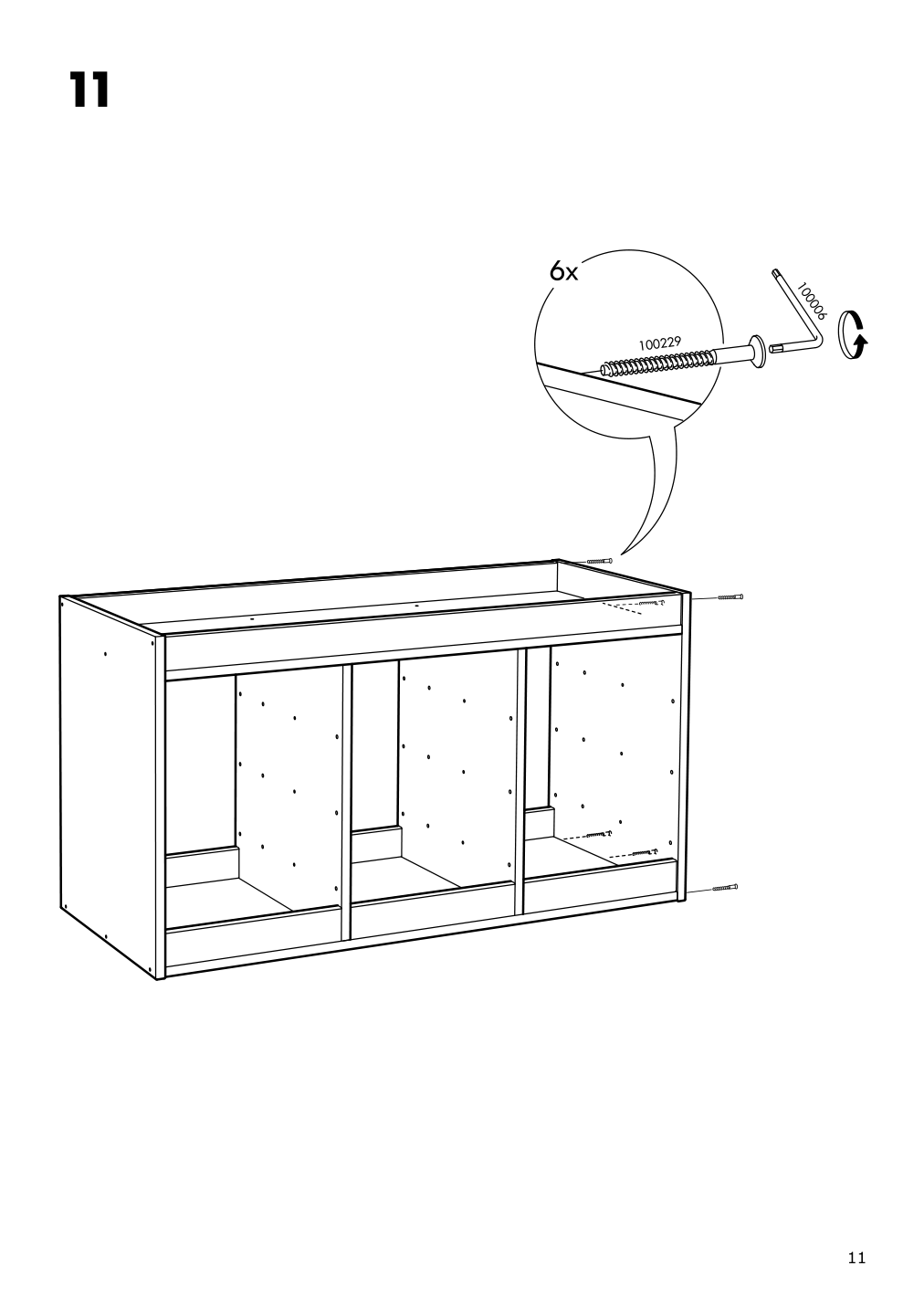 Assembly instructions for IKEA Trofast frame gray | Page 11 - IKEA TROFAST storage combination with boxes 695.151.10