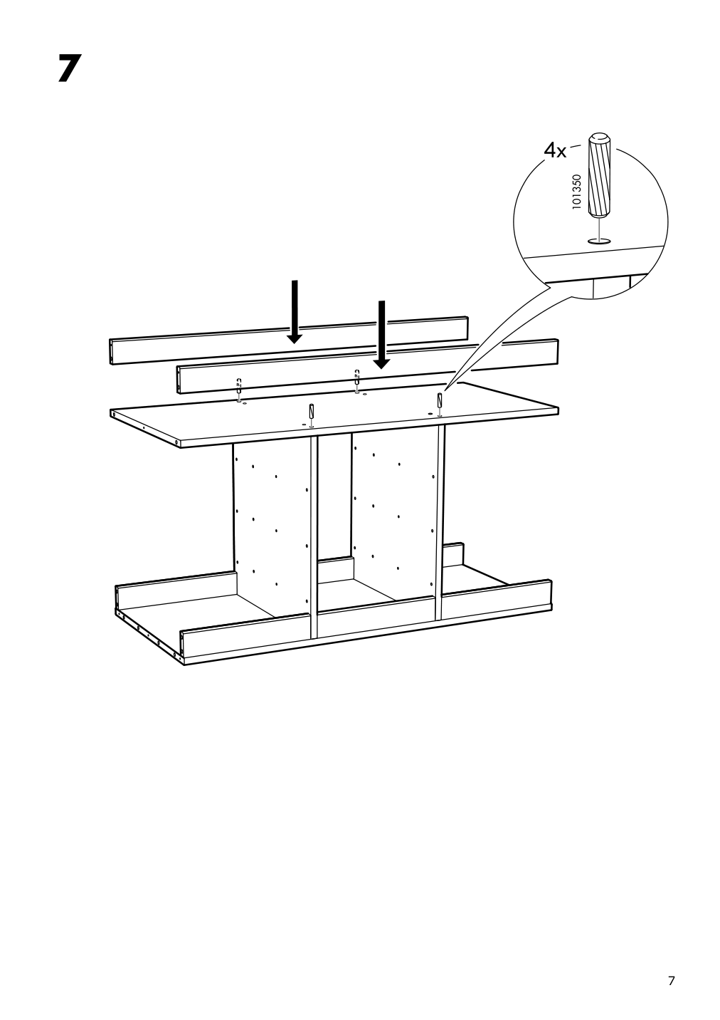 Assembly instructions for IKEA Trofast frame gray | Page 7 - IKEA TROFAST storage combination with boxes 695.151.10