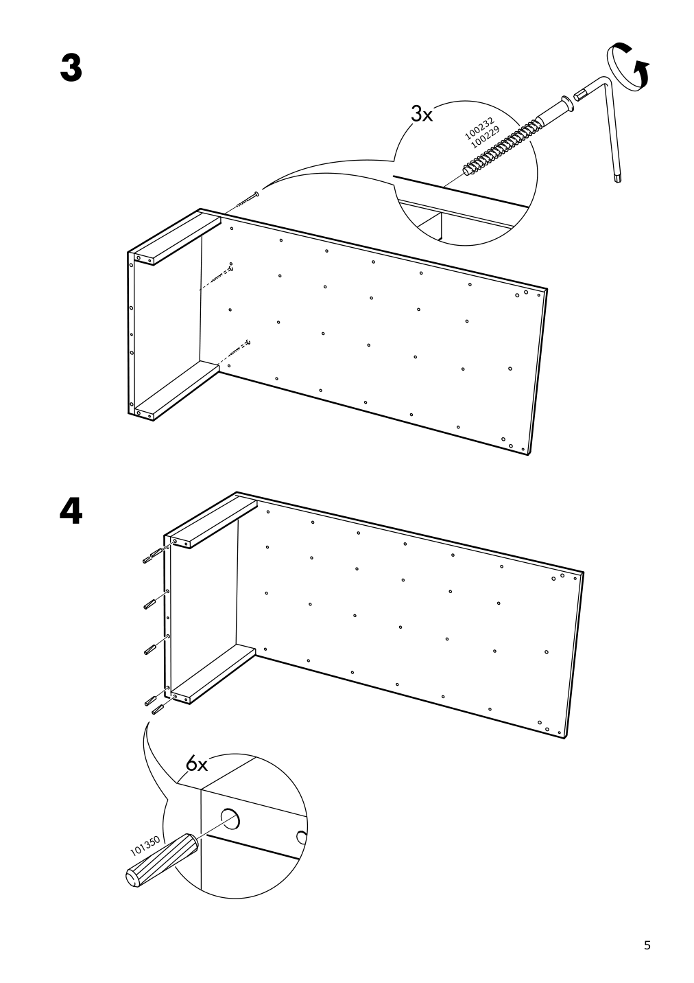 Assembly instructions for IKEA Trofast frame gray | Page 5 - IKEA TROFAST frame 305.739.31