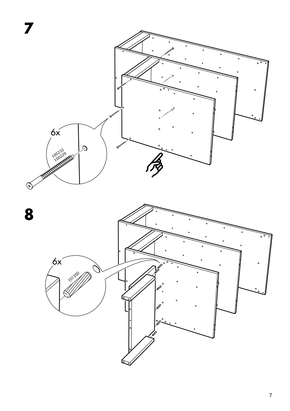 Assembly instructions for IKEA Trofast frame gray | Page 7 - IKEA TROFAST frame 305.739.31