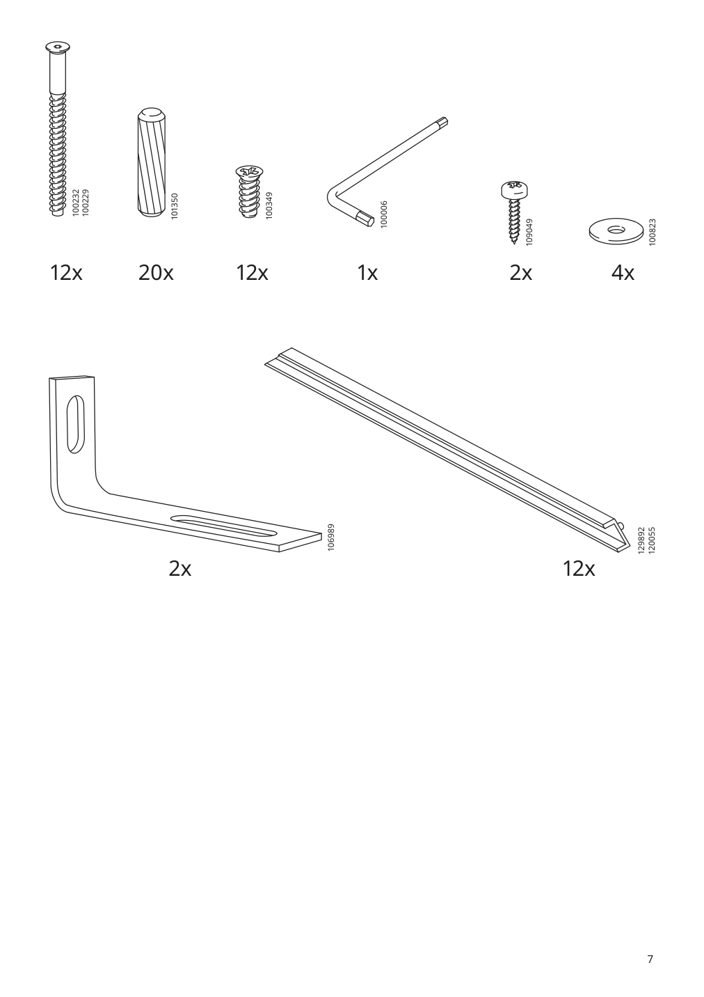 Assembly instructions for IKEA Trofast frame white | Page 7 - IKEA TROFAST storage combination with shelves 494.876.79