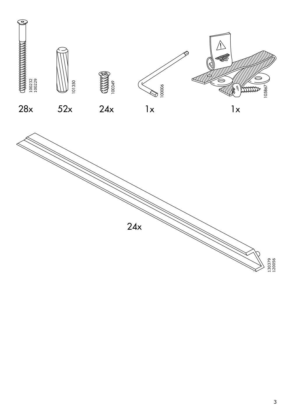 Assembly instructions for IKEA Trofast frame white | Page 3 - IKEA TROFAST storage combination 895.333.49