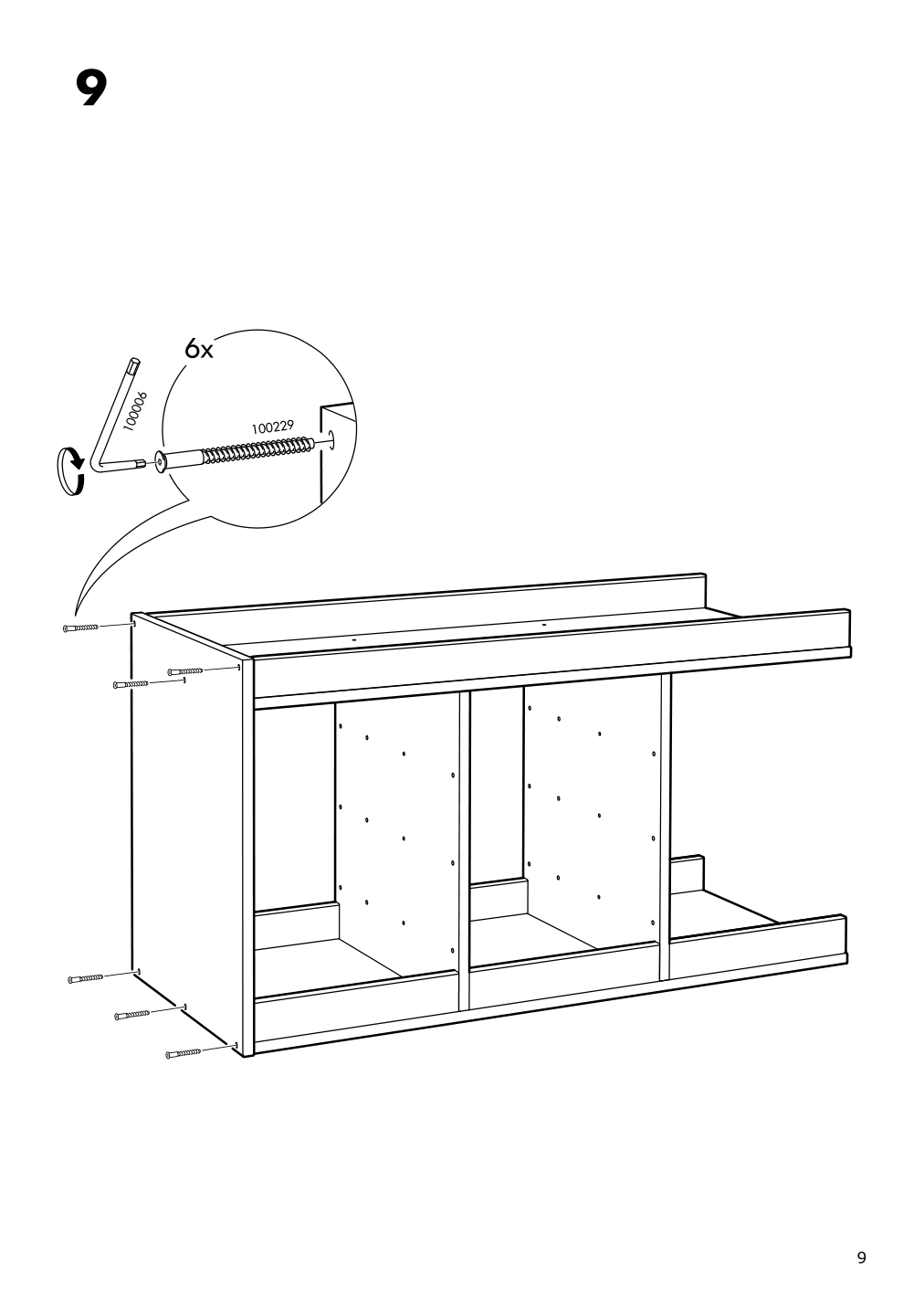 Assembly instructions for IKEA Trofast frame white | Page 9 - IKEA TROFAST storage combination with boxes 894.803.17