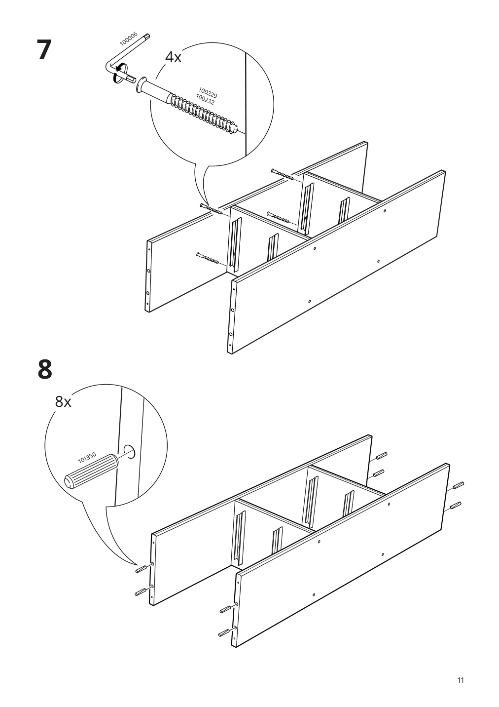 Assembly instructions for IKEA Trofast wall storage gray | Page 11 - IKEA TROFAST wall storage 995.151.23