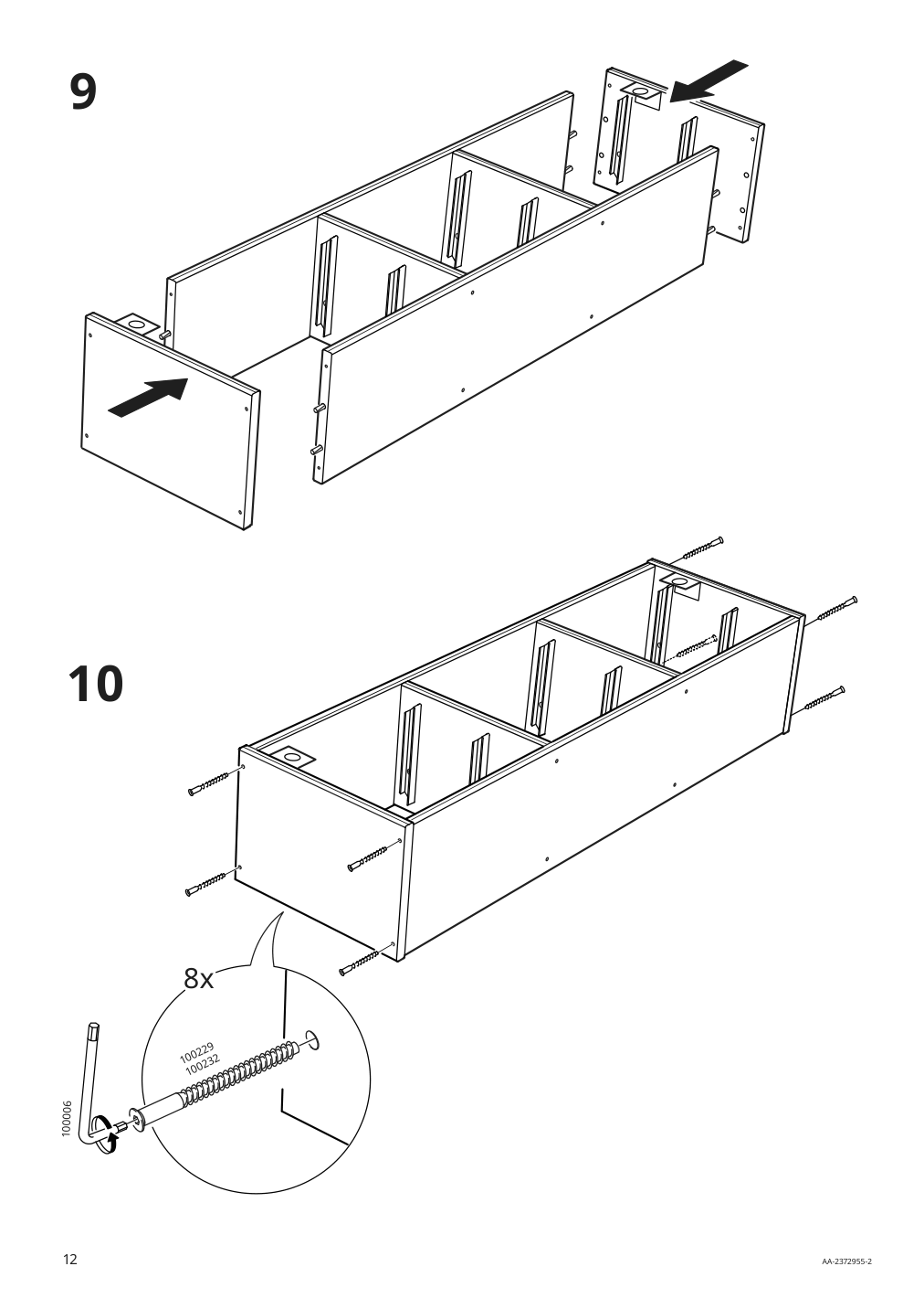 Assembly instructions for IKEA Trofast wall storage gray | Page 12 - IKEA TROFAST wall storage 995.151.23