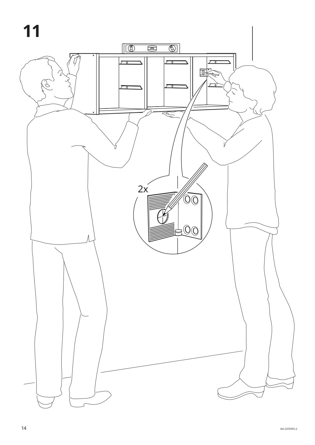 Assembly instructions for IKEA Trofast wall storage gray | Page 14 - IKEA TROFAST wall storage 995.151.23