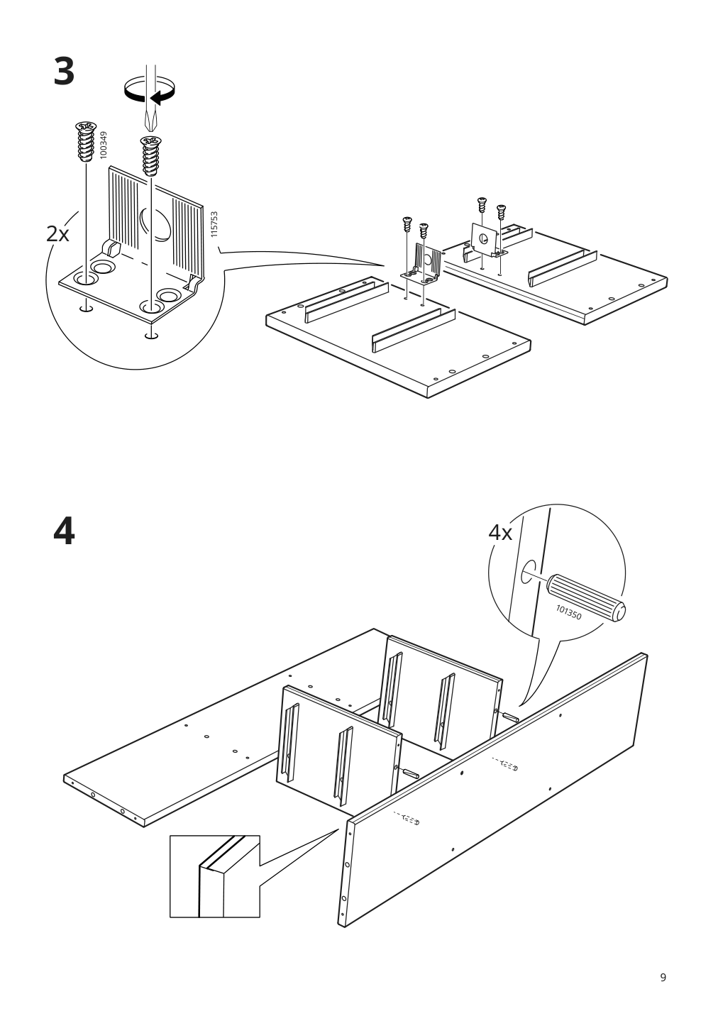 Assembly instructions for IKEA Trofast wall storage gray | Page 9 - IKEA TROFAST wall storage 995.151.23