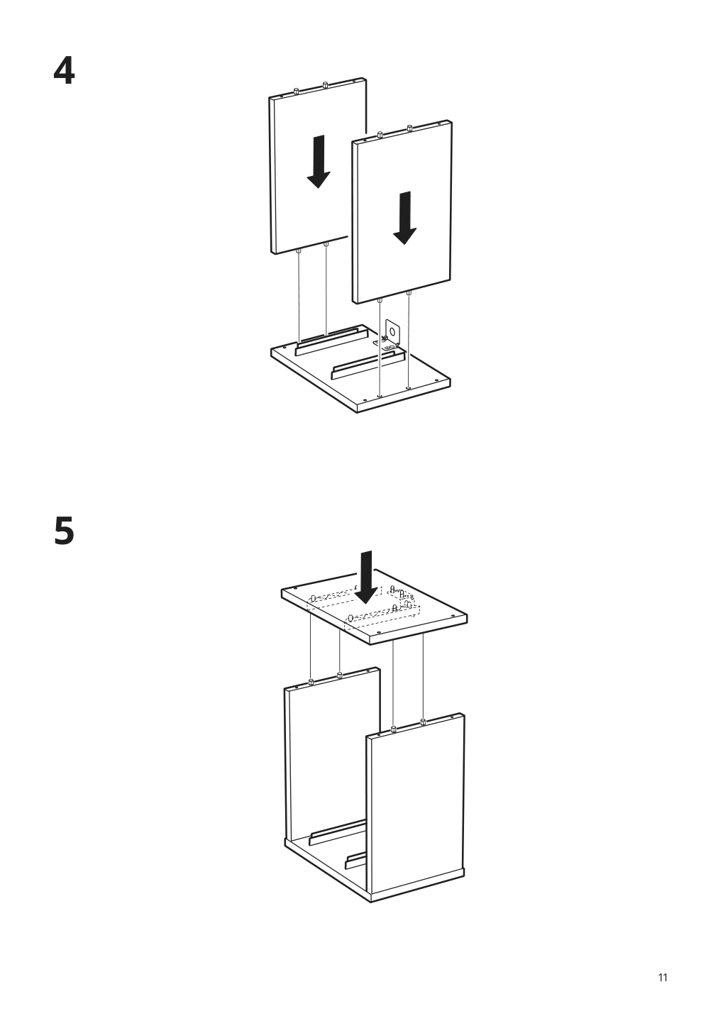 Assembly instructions for IKEA Trofast wall storage gray | Page 11 - IKEA TROFAST wall storage 895.160.95