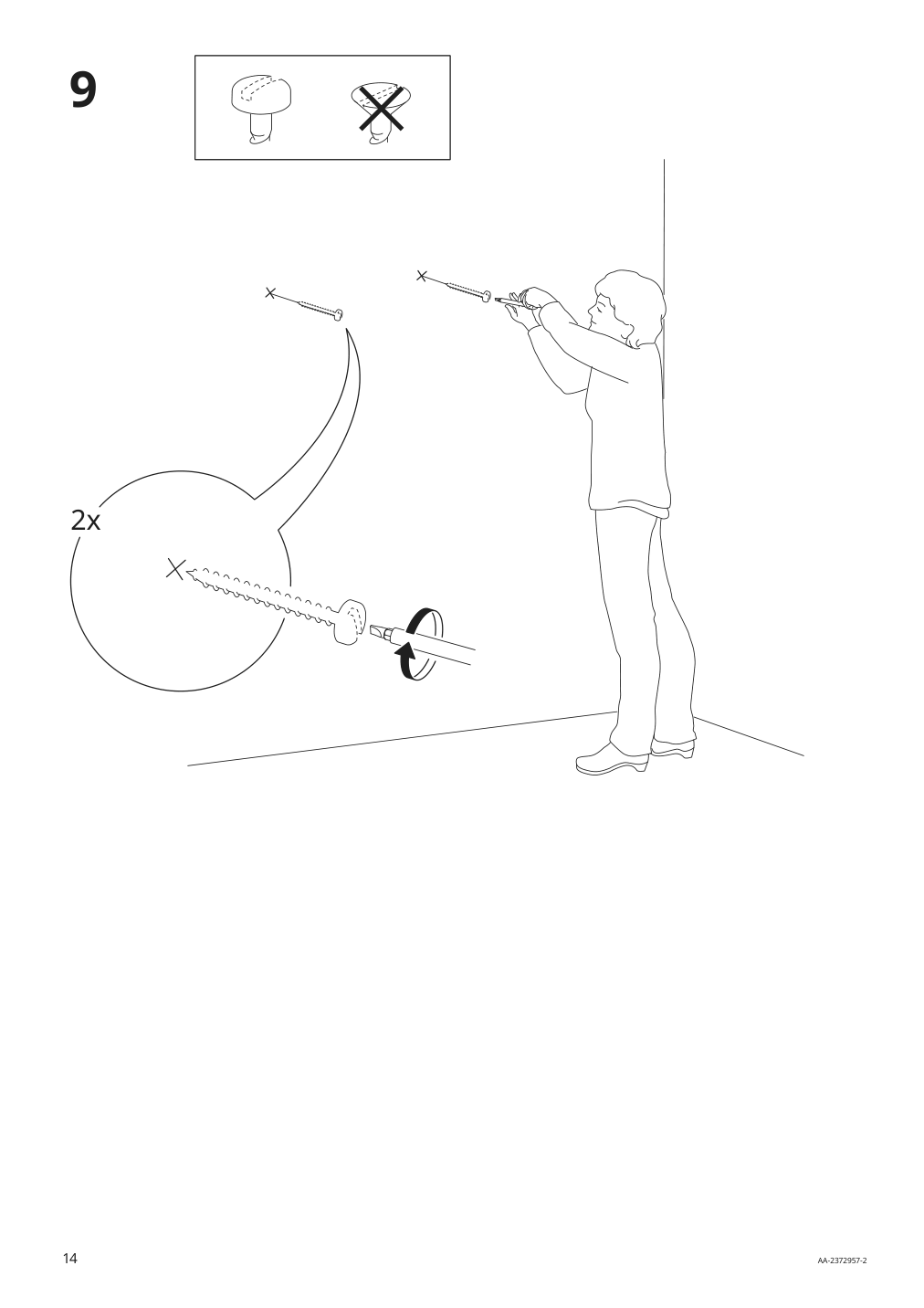 Assembly instructions for IKEA Trofast wall storage gray | Page 14 - IKEA TROFAST wall storage 895.160.95