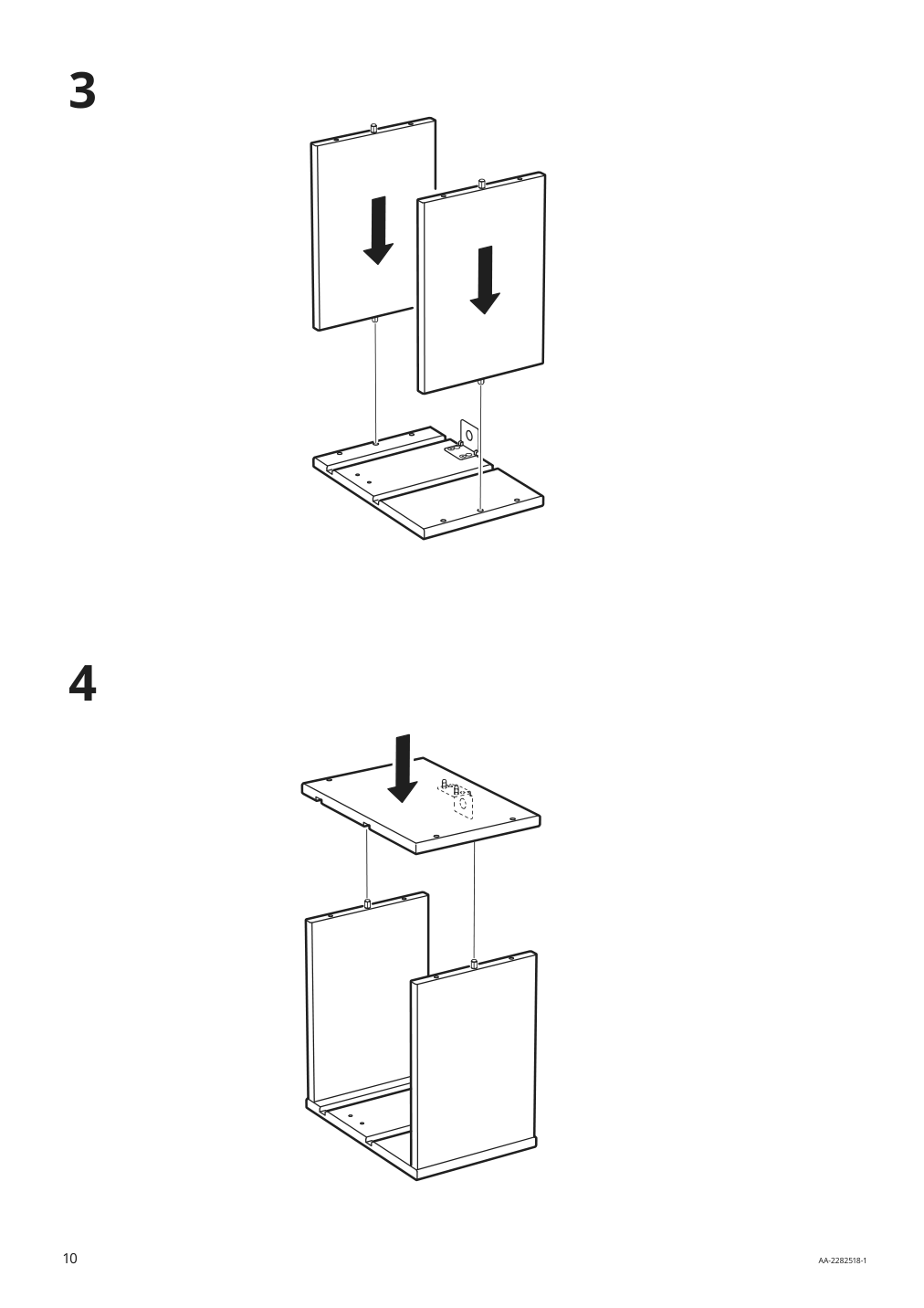 Assembly instructions for IKEA Trofast wall storage light white stained pine | Page 10 - IKEA TROFAST wall storage 805.160.71