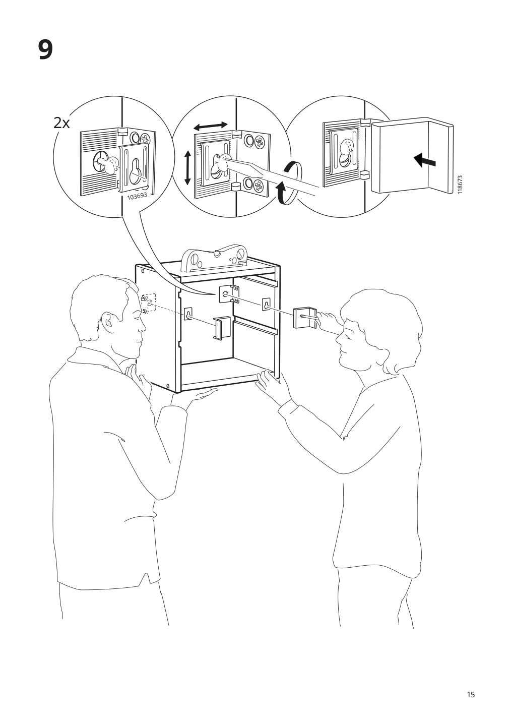 Assembly instructions for IKEA Trofast wall storage light white stained pine | Page 15 - IKEA TROFAST wall storage 805.160.71