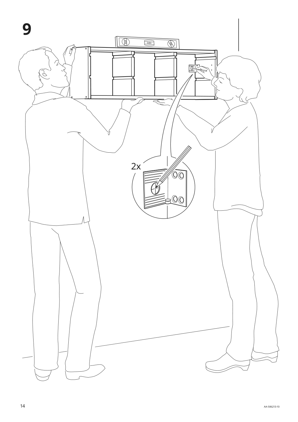 Assembly instructions for IKEA Trofast wall storage light white stained pine | Page 14 - IKEA TROFAST wall storage 491.023.04