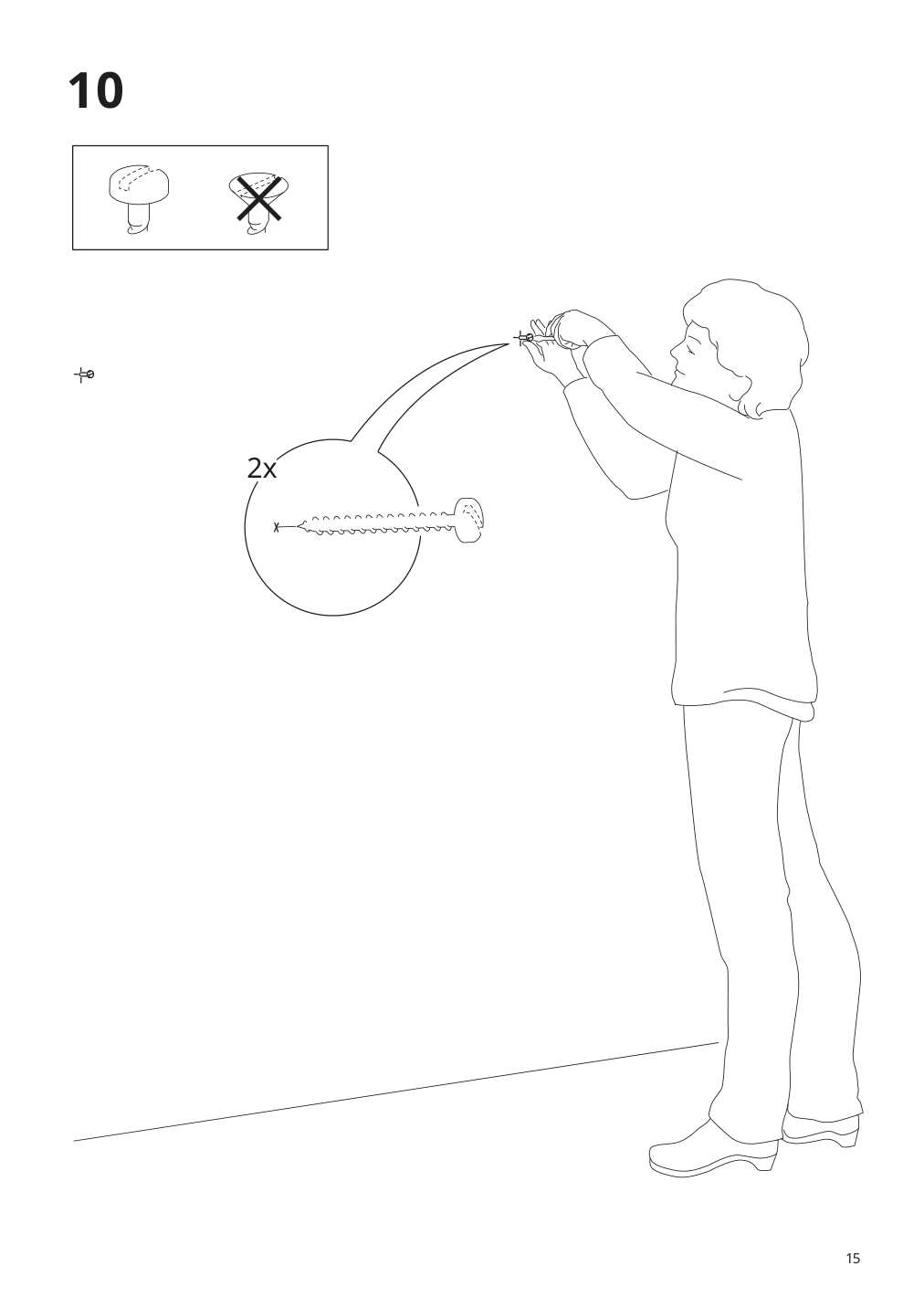 Assembly instructions for IKEA Trofast wall storage light white stained pine | Page 15 - IKEA TROFAST wall storage 494.781.99