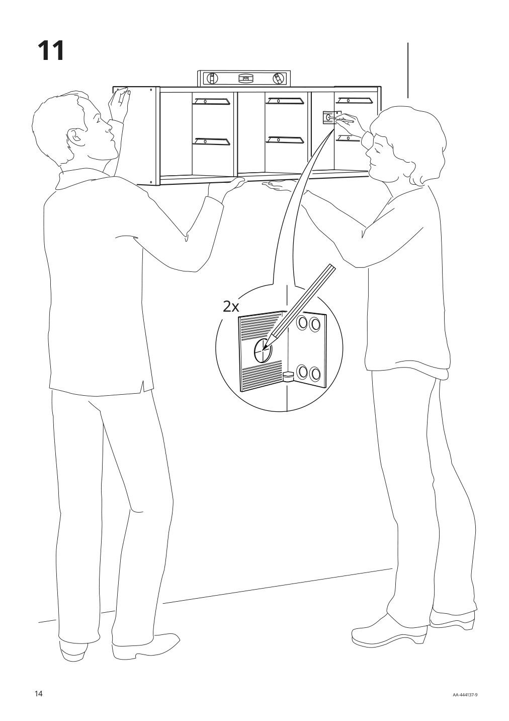 Assembly instructions for IKEA Trofast wall storage white | Page 14 - IKEA TROFAST wall storage 798.983.06