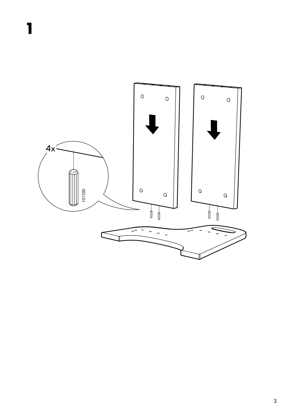 Assembly instructions for IKEA Trogen childs step stool yellow | Page 3 - IKEA TROGEN child's step stool 803.715.20