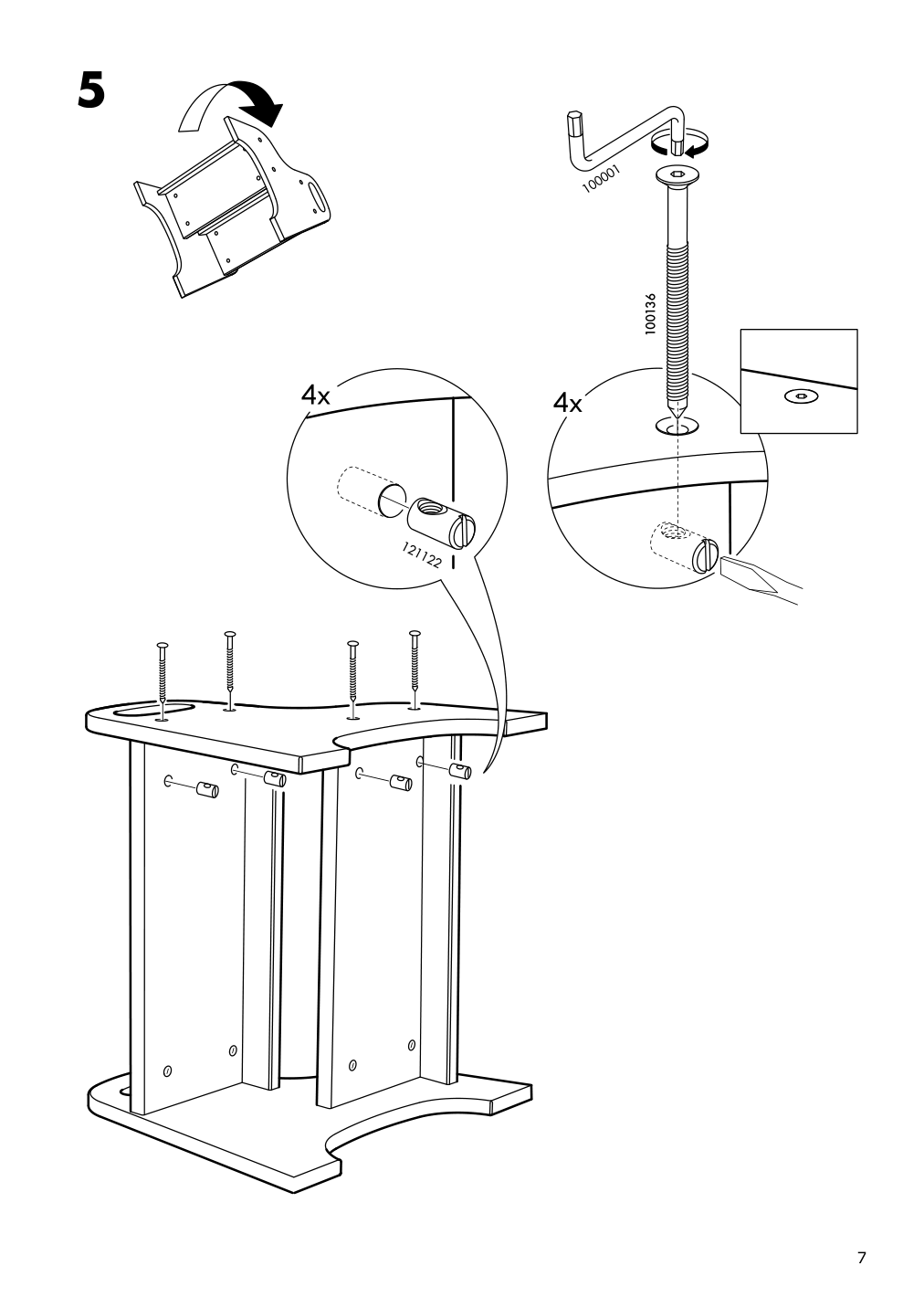Assembly instructions for IKEA Trogen childs step stool yellow | Page 7 - IKEA TROGEN child's step stool 803.715.20